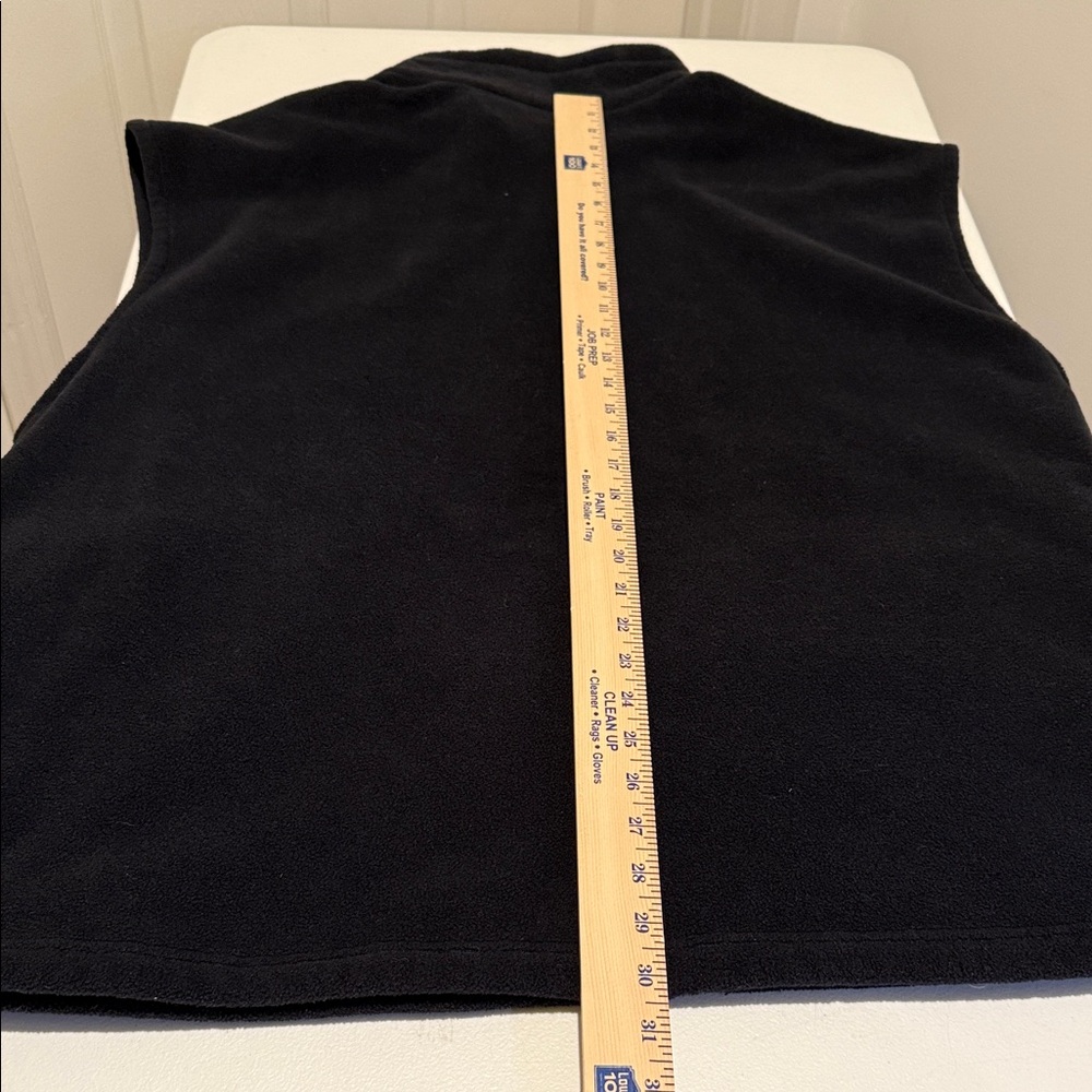 Columbia 3XLT TallMan Dk Blk Fleece Full Zip Up High Collar Outdoor Durable Vest - Picture 10 of 14